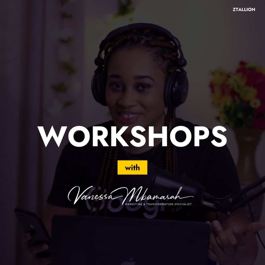 Workshops by Vanessa Mbamarah - VM Workshops